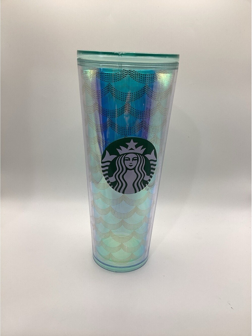 Starbucks Tumbler Mermaid 24oz Iridescent Siren Scales Venti Cold Cup